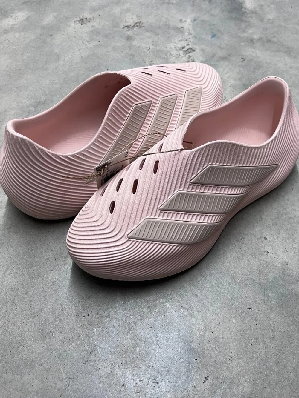 Adidas Purechill Post-Workout Recovery Slides Pink Silver Men's KH6696 - New